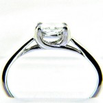 Ladies Platinum Radiant Cut Diamond Engagement Ring