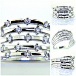 Ladies 18k Princess Cut Diamond Engagement Ring