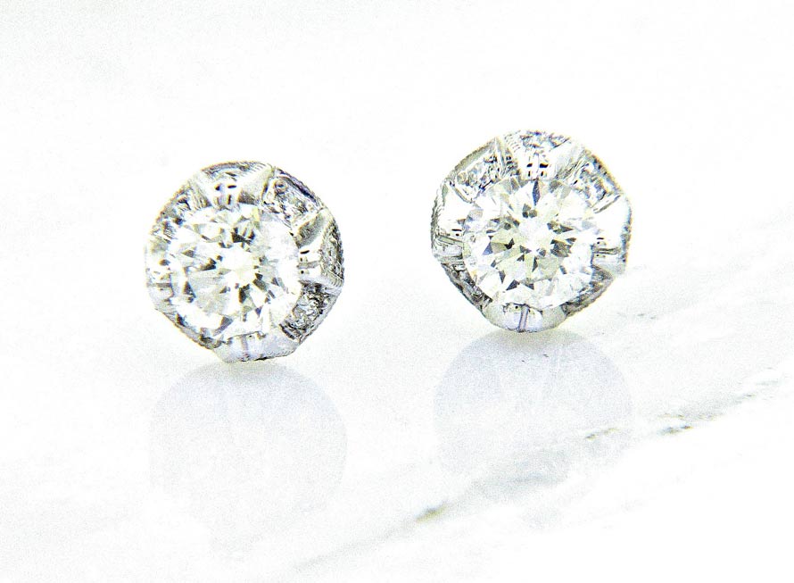 Bling Diamond Stud Earrings Ll Pavorsky Ll Pavorsky Bling Diamond Stud Earrings