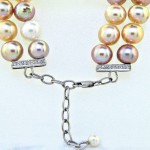 Classic Double strand Mutli-Color Pastel Pearl Necklace