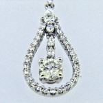 Classic "Drop" Style Diamond Pendant