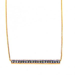 Diamond Bar Necklace