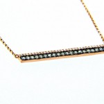 Diamond Bar Necklace