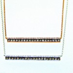 Diamond Bar Necklace