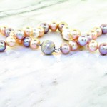 Mutli-Color Pastel Pearl Necklace