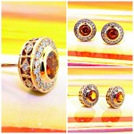 Sunset Collection Filigree Stud Earrings