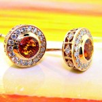 Sunset Collection Filigree Stud Earrings