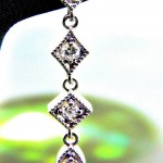 Tahitian & Gold South Sea Pearl & Diamond Drop Earrings