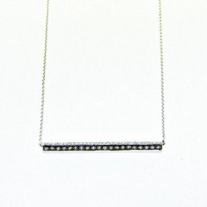 Diamond Bar Necklace