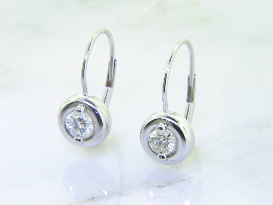 Perfect Dangle Diamond Stud Earrings