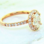 Oval Diamond Engagement Ring