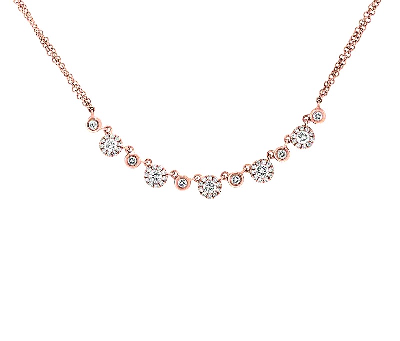 gold diamond necklace